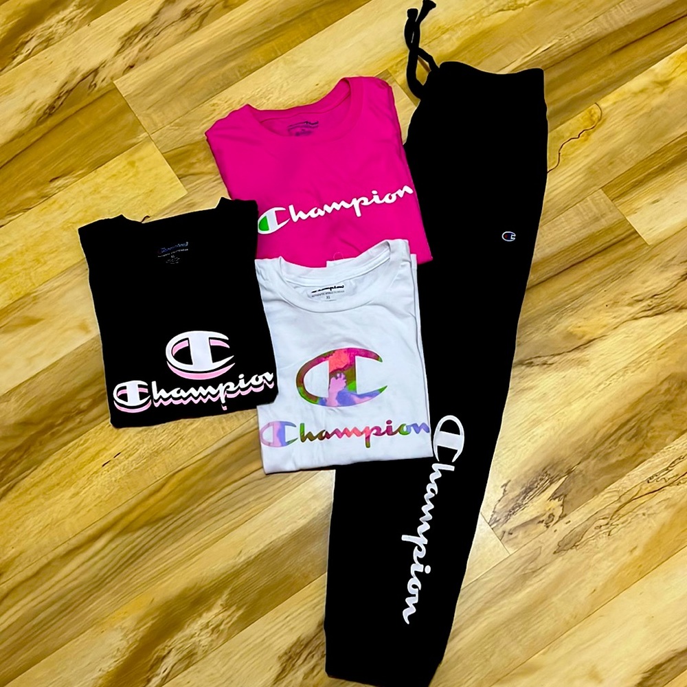 Champion sweats and T-shirts